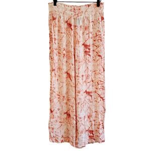 JM Collection Tie Dye Wide Leg Pull On Pants